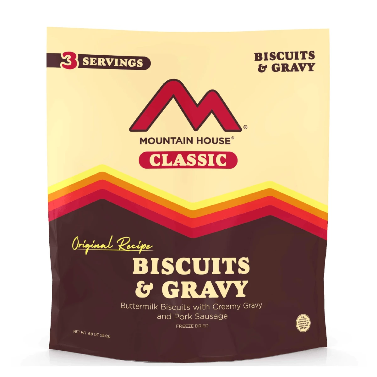 Mountain House Classic Biscuits & Gravy Freeze Dried Meal 3 Mountain House Classic Biscuits & Gravy Freeze Dried Meal - Image 3