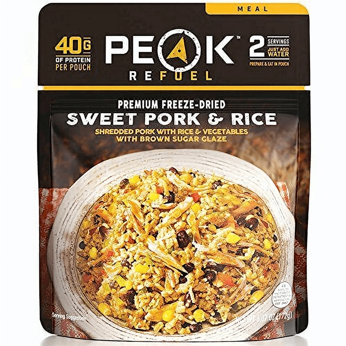 Peak Refuel Sweet Pork Rice Freeze Dried Meal 1 Peak Refuel Sweet Pork Rice Freeze Dried Meal