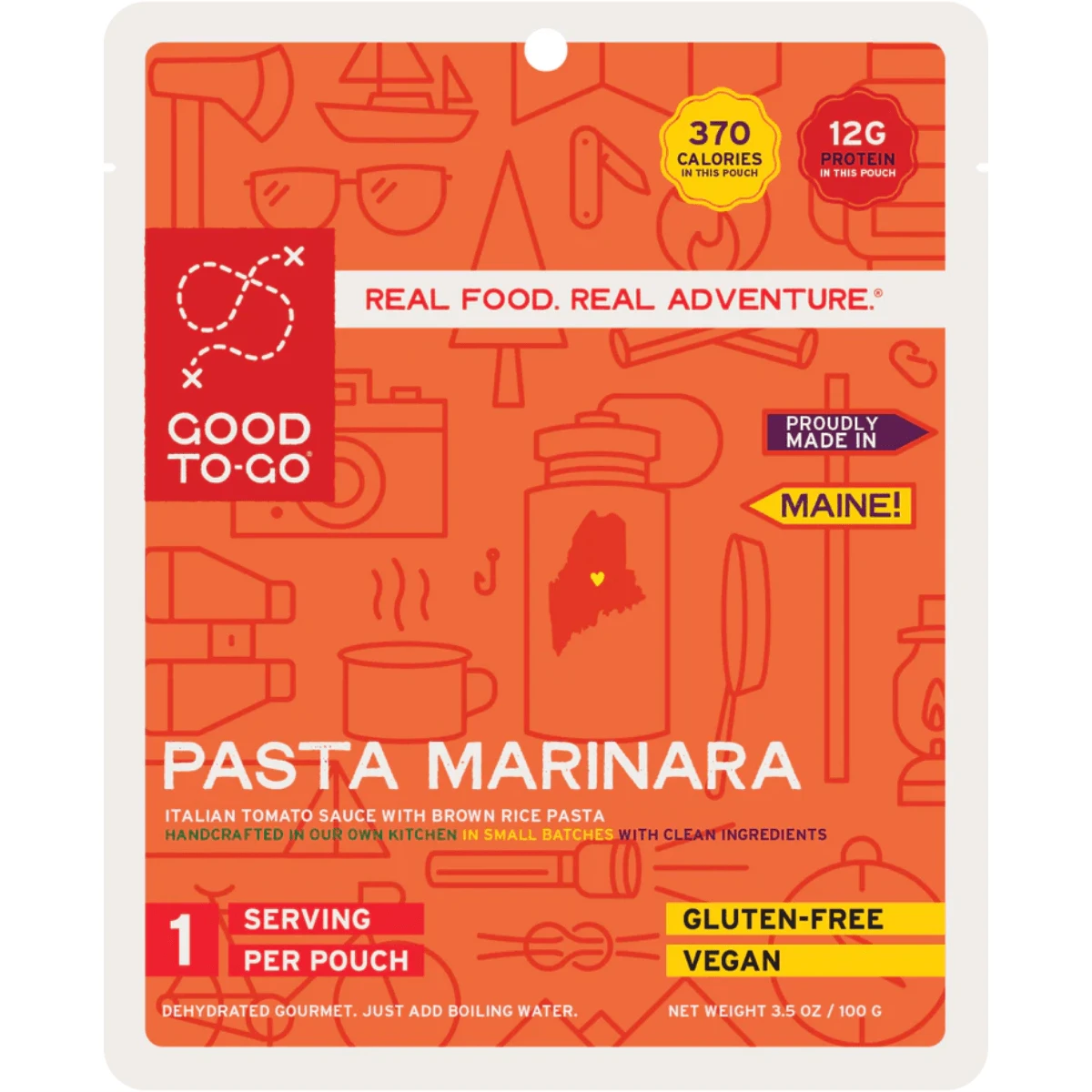 Good To-Go Classic Marinara With Pasta 1 Good To-Go Classic Marinara With Pasta