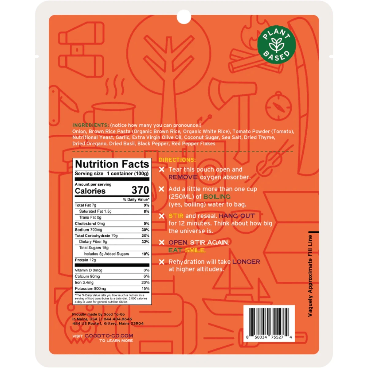 Good To-Go Classic Marinara With Pasta 2 Good To-Go Classic Marinara With Pasta - Image 2