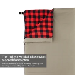 Woods Heritage Cotton Flannel 14° Sleeping Bag -Sports Product Store 1604489 1200 auto