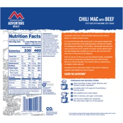 Mountain House Chili Mac Beef Freeze Dried Meal -Sports Product Store 623945 1200 auto