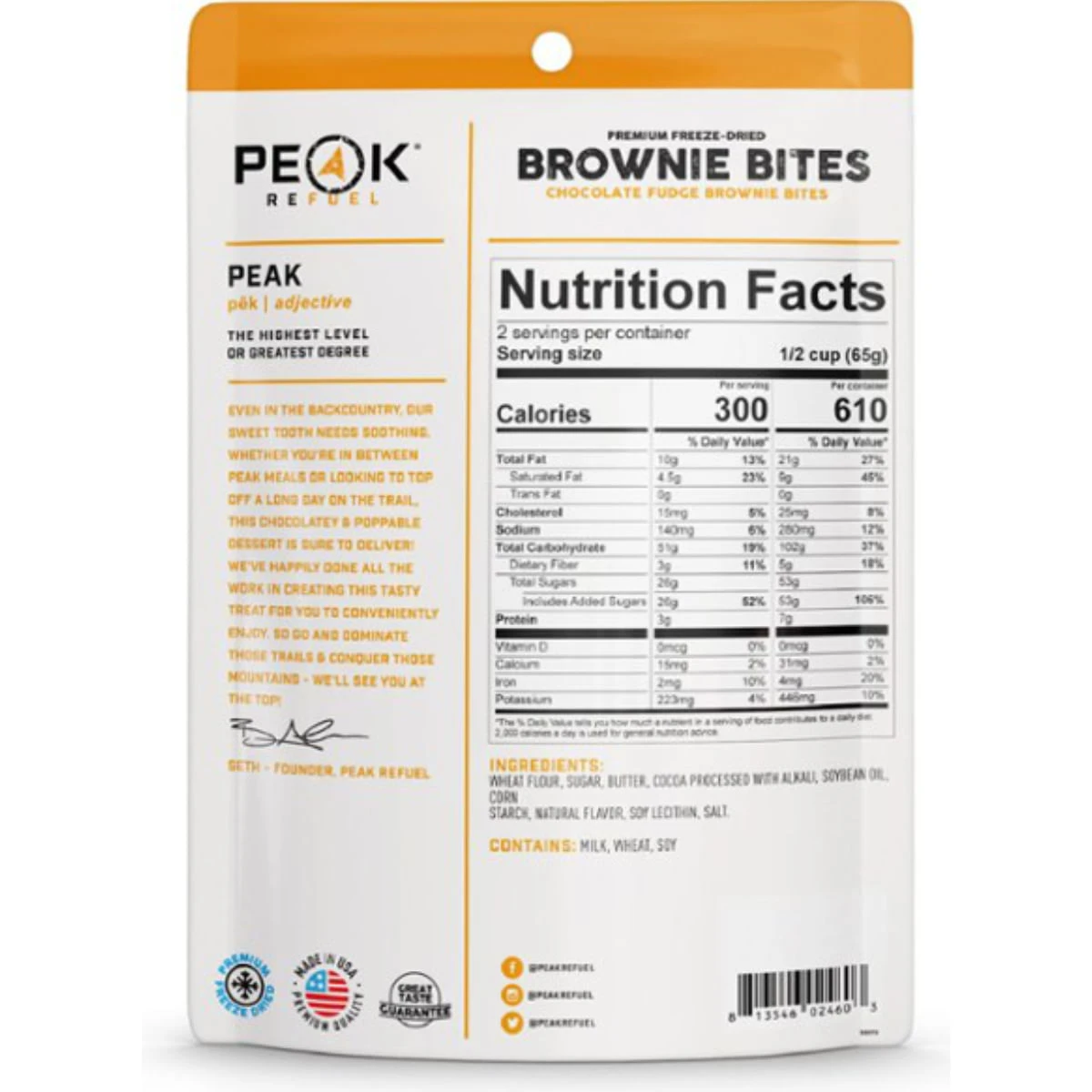 PEAK Fudge Brownie Bites 2 PEAK Fudge Brownie Bites - Image 2