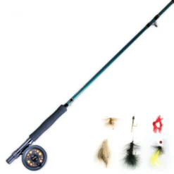 Zebco Martin Complete Fly Fishing Kit Combo Rod And Reel
