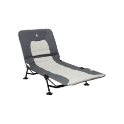 Woods Quick Set-Up Adjustable 2-in-1 Lounger -Sports Product Store NWEB WOODS QUICK SET UP ADJSTBLE CAMP COT Grey