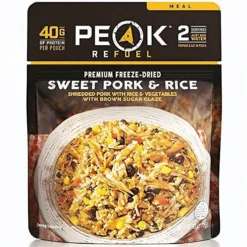 Peak Refuel Sweet Pork Rice Freeze Dried Meal 5 Peak Refuel Sweet Pork Rice Freeze Dried Meal -Sports Product Store Peak Refuel Sweet Pork Rice Freeze Dried Meal