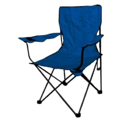 World Famous Sports Quad Folding Chair With Arm Rest -Sports Product Store World Famous QAC Camping Chair Blue